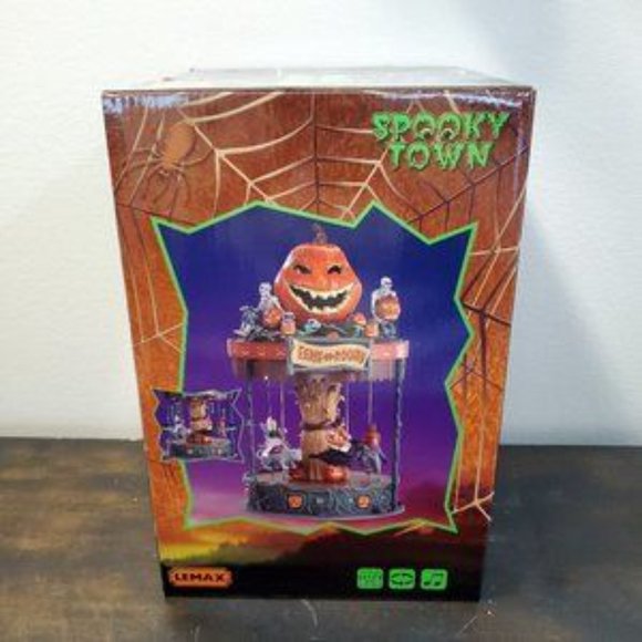 NIB Lemax Eerie-Go-Round Halloween Village Decor - Picture 6 of 7
